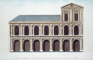 Vista laterale della residenza del cardinale de Granvelle (1517-86), Bruxelles, da 