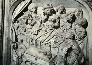 Tomba di Enrico II e sua moglie Cunegonda, dettaglio della Morte dell