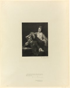 Garrick e sua moglie, da Old English Masters da Timothy Cole