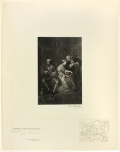 Matrimonio alla moda (dettaglio), da Old English Masters da Timothy Cole