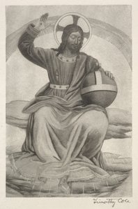 Vecchi Maestri Italiani: Cristo in trono, 1888-1892 da Timothy Cole