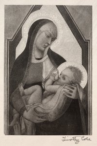 Vecchi maestri italiani: Madonna con Bambino, 1888-1892 da Timothy Cole