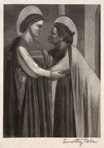 Vecchi maestri italiani: Maria ed Elisabetta, 1886 da Timothy Cole