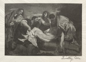 Vecchi maestri italiani: La sepoltura, 1889 da Timothy Cole