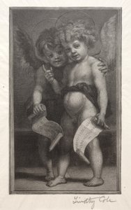 Vecchi Maestri Italiani: Due Angeli Bambini, 1888-1892 da Timothy Cole