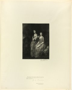 Le sorelle: Mrs. Sheridan e Mrs. Tickell, da Old English Masters da Timothy Cole