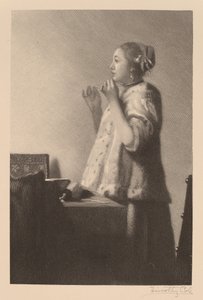 La collana di perle da Timothy Cole after Johannes Vermeer