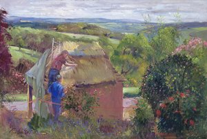 Copertura del padiglione estivo, Lanhydrock House, Cornovaglia, 1993 da Timothy Easton