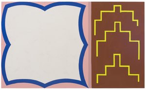 Westerly, 2023 (lattice su pannello trovato) da Timothy Gierschick II