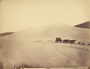 Colline di Sabbia del Deserto vicino al Sink di Carson, Nevada