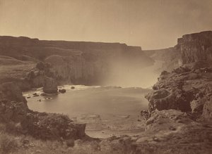 Cascate Shoshone, fiume Snake, Idaho da Timothy H. O