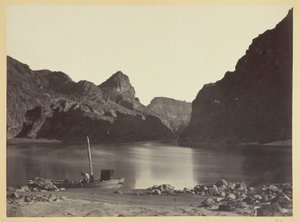 Black Cañon, fiume Colorado, dal campo 8, guardando dall