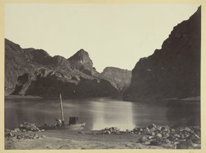 Black Cañon, fiume Colorado, dal campo 8, guardando dall