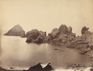 Cupole di tufo, Lago Pyramid, Nevada, 1867 (foto) da Timothy O