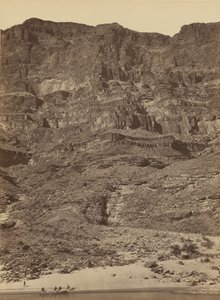 Muro nel fiume Colorado del Grand Canyon, 1872 (foto) da Timothy O