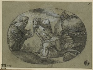 Giona rigettato dalla balena da Tintoretto