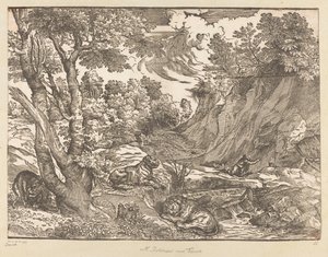 Paesaggio con San Girolamo da Titiaan
