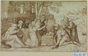 Adorazione dei pastori da Titian (c.1488 1576)