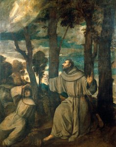 San Francesco riceve le stimmate da Titian (c.1488 1576)