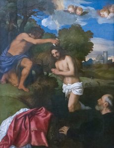 Il Battesimo di Cristo, c.1512 da Titian (c.1488 1576)