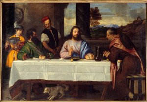 Cena in Emmaus da Titian (c.1488 1576)