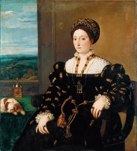 Ritratto di Eleonora Gonzaga, Duchessa di Urbino da Tiziano Vecelli