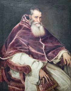 Ritratto di papa Paolo III da Titian (c.1488 1576)