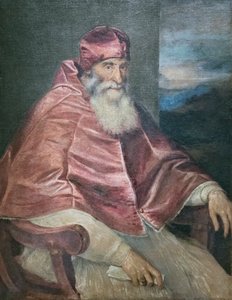 Ritratto di papa Paolo III da Titian (c.1488 1576)