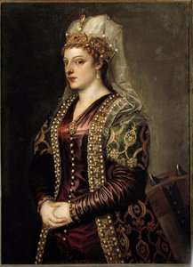Ritratto della Regina di Cipro Caterina Cornaro, come Santa Caterina d
