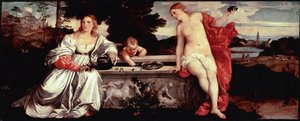 Amore sacro e amore profano da Tiziano Vecelli
