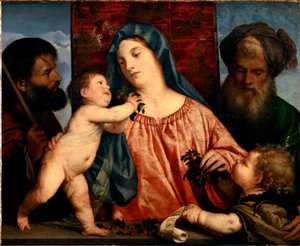 La Madonna delle ciliegie da Tiziano Vecelli