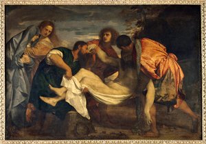 La tomba Dipinto di Tiziano Vecellio detto il Tiziano (1485-1576) da Tiziano Vecelli