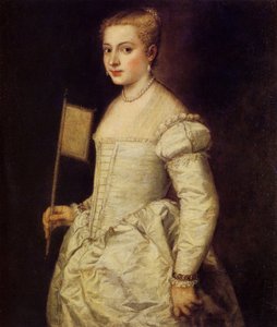Ritratto di una signora in bianco, ca 1561 da Titian