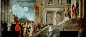 La presentazione della Vergine al Tempio da Titian