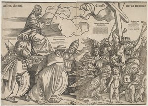 Trombe e il Carro di Cristo, c.1511 da Tiziano Vecelli
