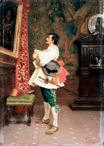 Davanti a un ritratto, c1860-1920