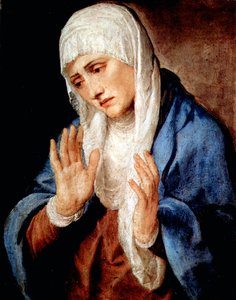Mater Dolorosa, 1554 da Tiziano Vecelli