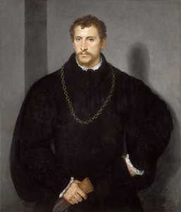 Ritratto di un giovane inglese con occhi grigi da Tiziano Vecelli