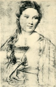 Ritratto di una giovane donna, c1515, 1943 da Tiziano Vecelli