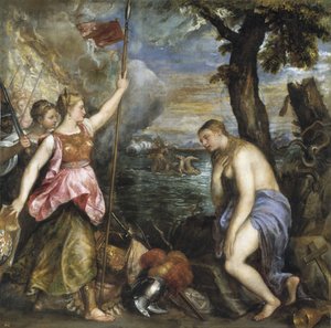 La religione salvata dalla Spagna da Tiziano Vecelli