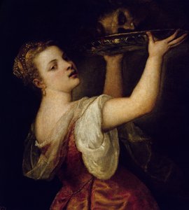 Salomè con la testa di San Giovanni Battista da Tiziano Vecelli