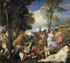 Il baccanale degli Andrii, 1523-1526 da Tiziano Vecelli