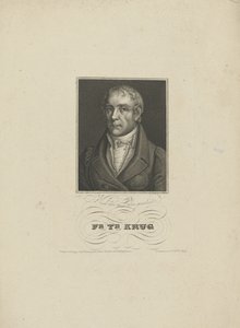 Ritratto di Wilhelm Traugott Krug da Tobias Falcke