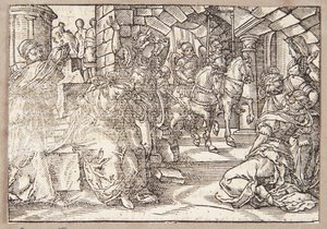 Madri romane svenute per il ritorno dei loro figli dalla guerra da Tobias Stimmer