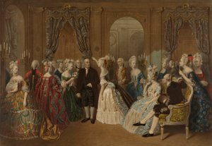 Franklin alla corte di Francia--1778 da Todros Geller
