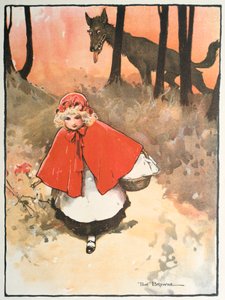 Scena da Cappuccetto Rosso, 1900 da Tom Browne