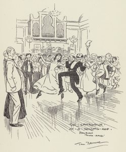 Il Cake Walk a uno Shilling Hop, Holborn Town Hall da Tom Browne