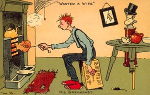 Cercasi moglie (cromolitografia) da Tom Browne