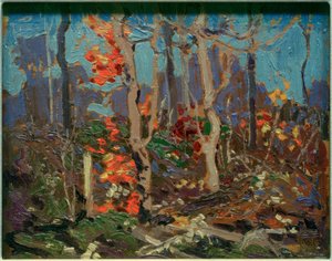 Querce sfilacciate da Tom Thomson