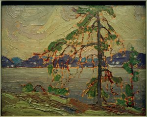 Il pino jack (schizzo) da Tom Thomson